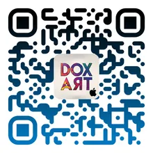QR code vers l'app Dox'Art sur l'App Store